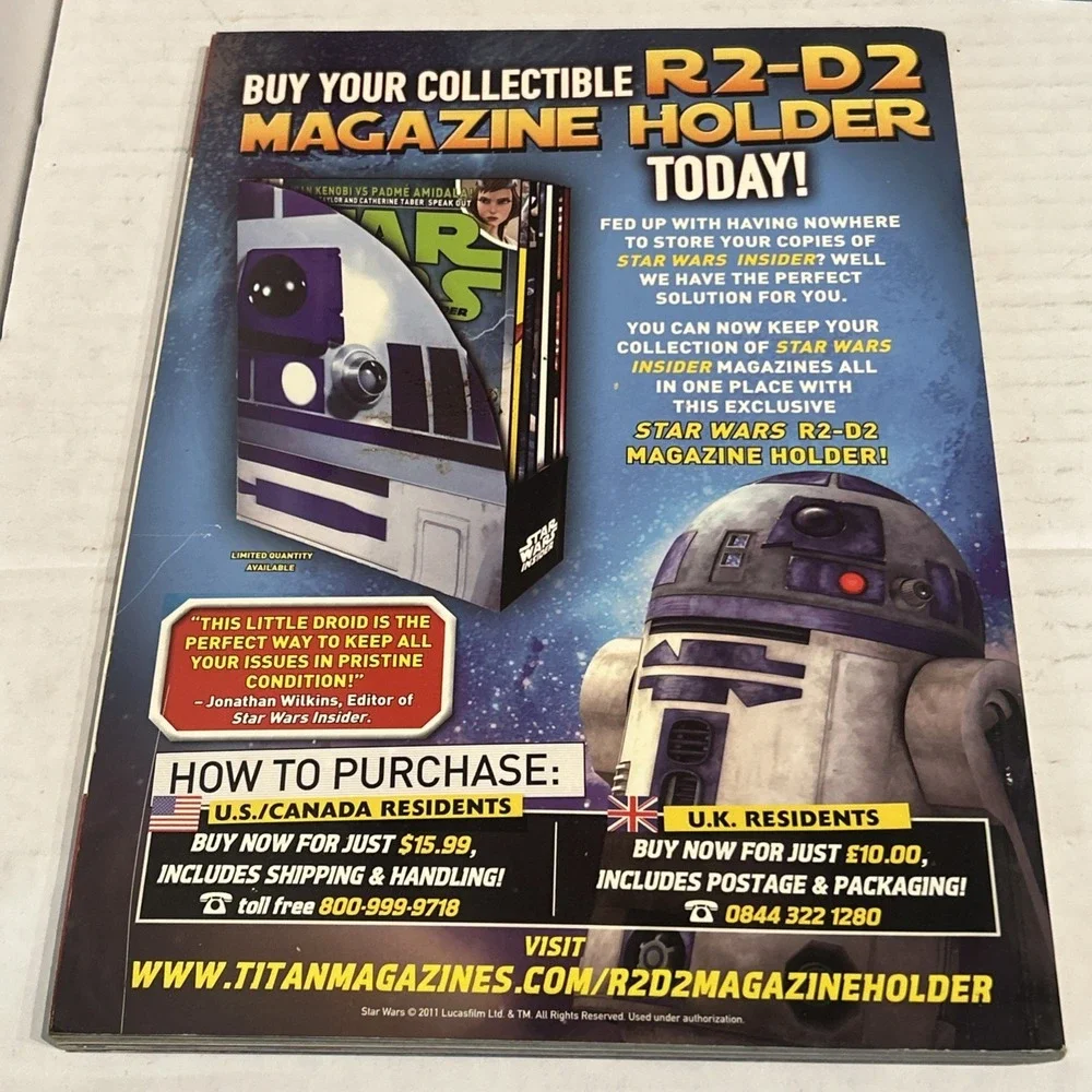 2012 STAR‎ WARS INSIDER MAGAZINE Giant-Sized Special Edition Exclusive Rare